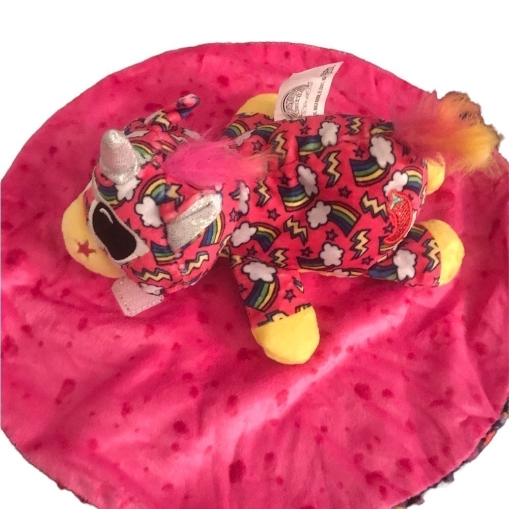 Dinosaur stuffed animals whit blanket nwot - Picture 1 of 5